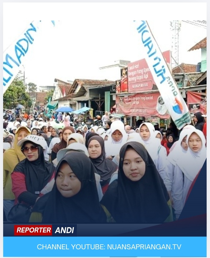 Ribuan Warga Padati Lapang Karangsambung, Jalan Sehat Meriahkan HUT ke-25 Kota Tasikmalaya