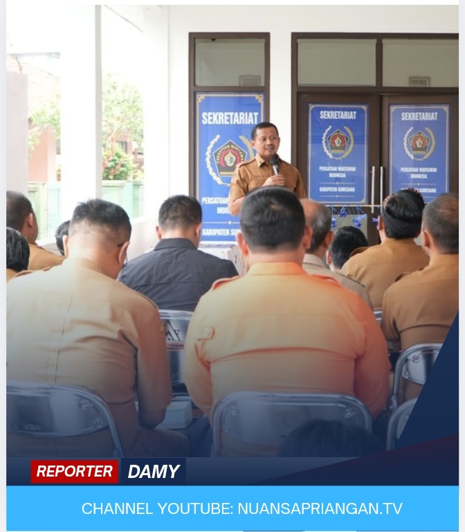 Resmikan Sekretariat PWI Sumedang, Bupati Dony Tekankan Pentingnya Wartawan Tangkal Hoaks