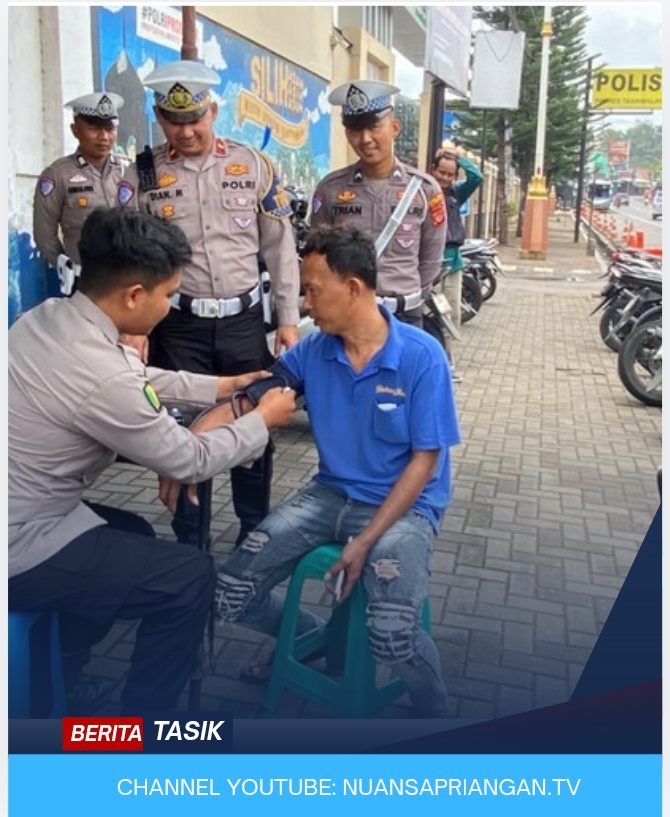 Operasi Patuh Lodaya, Pengendara Diberi Edukasi dan Cek Kesehatan