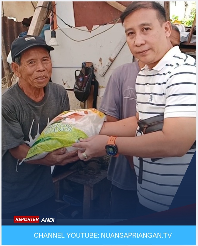 Camat Tawang Salurkan Bantuan untuk Mang Nana yang Membutuhkan Perhatian